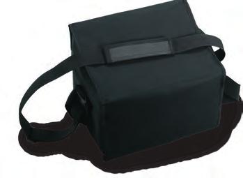 EQUIPMENT BAGS CAR PARTNER P20303-BLACK: 14"l x 12"h x 12"d Secured hook and loop cover to hold gear in place when