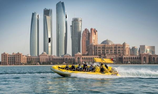 YELLOW BOAT CRUISE ABU DHABI Cruise through the waters of the Persian Gulf on this 1-hour RIB (rigid inflatable