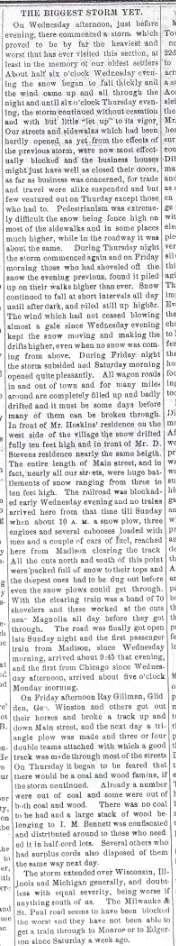 March 9, 1881, Evansville Review,