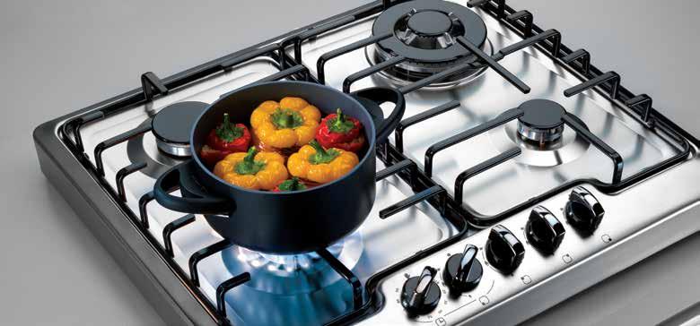 general product information Standard Features Optional Features Table Top Cooker (58x50cm) Top-front Knob