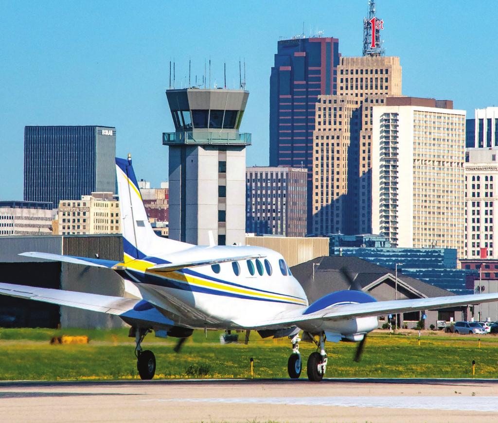 As such, Downtown the airport is a popular draw for larger corporate jet aircraft.