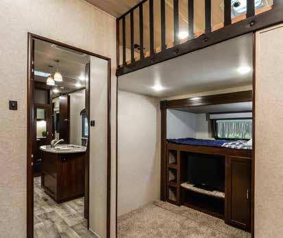 SUNDANCE features select floor plans with bunks for your