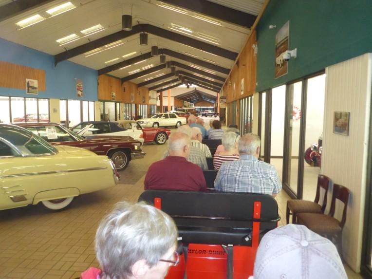 The Classic Auto Mall is located in a former shopping mall. There are over 400 cars on display with about 100 being sold on consignment at any one time.
