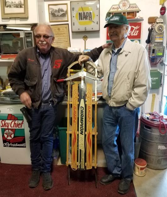 Ronnie & Ritchey were ready for a ride on the GTO Sled (must have been a Dealer Option!) 11 A few miles further on, we arrived at Ronnie Ramirez s garage.