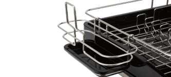 Smart Premium 2 Tier Dish Rack [MJ104] POINT All in One The space-efficient dish rack can hold all Different