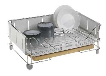 Shine Dish Rack [MJ105] POINT All in One The space-efficient dish rack can hold all different cooking ware and utensils.
