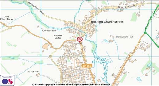 LOCATION Bocking is located approximately 1.5 miles north of Braintree town centre. The building fronts Church Lane (B1053) although is set back from the main road.
