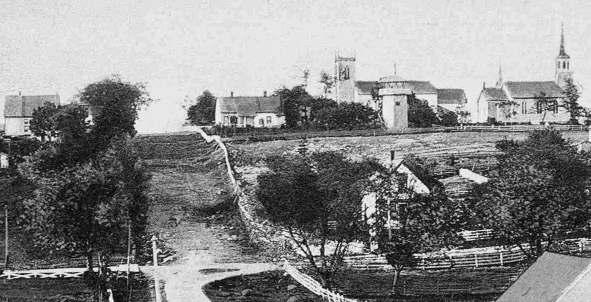When the Lightfoot Tower was new, it would have had a commanding view of the Bay around Chester. The land throughout the village was not as heavily treed as it is today.