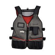 Technician s Vest MA2729 14 pockets & holders for tools, equipment & mobile phone. Fully adjustable. Reflective strip for visibility on site. Mesh lining for comfort and breathability.