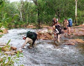 In terms of the variety of terrain and number of waterfalls, this walk is at least equal to any walk of similar length in Kakadu.