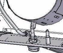 Note: Inspect the burner chamber prior to assembly to make certain the burner tube is correctly over the end of the valve as shown: Align the burner
