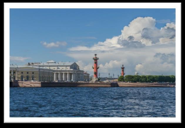Saint Petersburg is a cultural center of Russia and has a unique atmosphere.