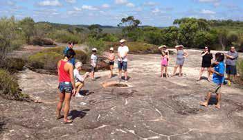 Experience an Aboriginal Welcome to Counret ceremony and ochre painting on traditional lands # Learn about shipwrecks, smugglers, pirates, escaped convicts and the Park s important role in WWll Spot