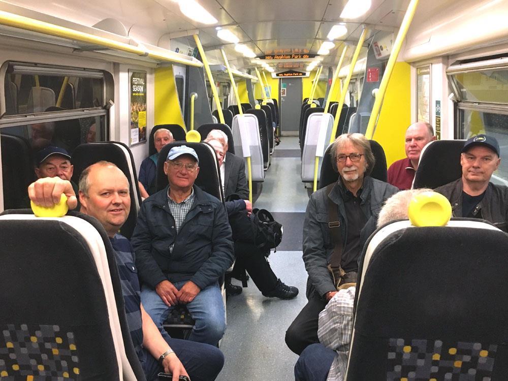 The 8D Association trip along the Liverpool and Ormskirk line on Saturday 26 May 2018 involved travelling on a number of Merseyrail services.