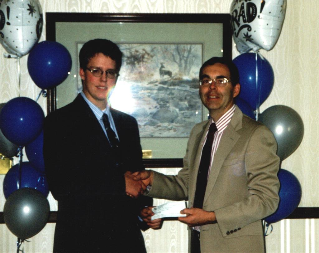 THE WESTERN PENNSYLVANIA REGION SCHOLARSHIP RECIETPIENT FOR 2003 BY GUY DAVIS Lucas P. Holbrook of Latrobe was awarded the club s annual $1000.