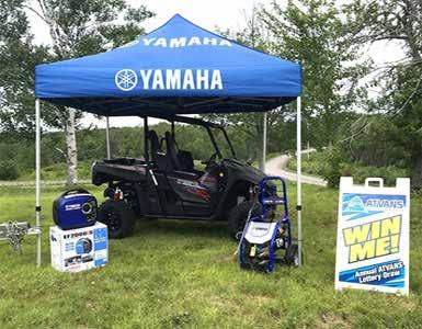 ATVANS Lottery ATVANS 2019 Lottery campaign is winding down, so get your tickets while you still can. The lottery draw will take place March 10th at the Atlantic Outdoor Sports and RV Show.