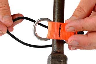 The use of reinforced tape is simply to hold the lanyard tight so as not to slip off the tool.