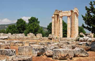The first destination in the Peloponnese is the archaeological site of Ancient Corinth, only an hour away from Athens,