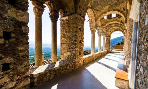 The fifth day of the tour we check out after breakfast, depending on our energy levels and the group s general consensus, we have the option to make a stop at the fortress town of Mystras, a World