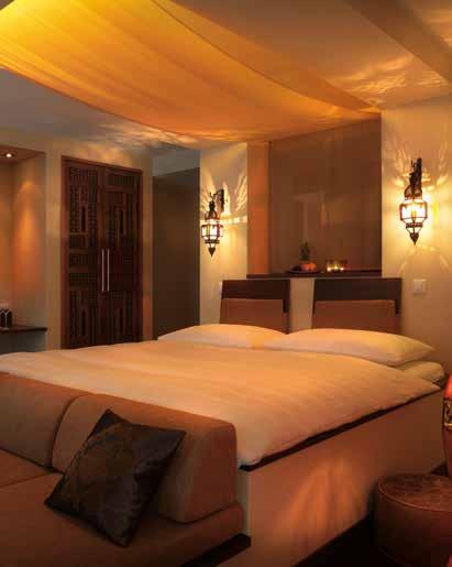 Asian Junior Suite Asian Sensuality Wonderful 45 m 2 feel-good suites with direct spa access and full glass frontage towards the lake.