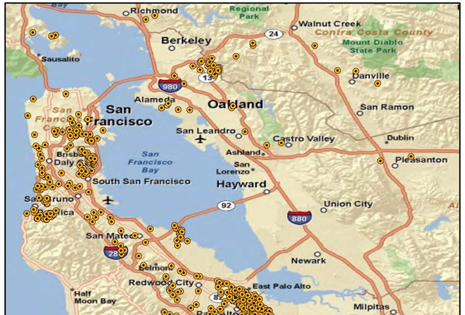 Locations of People Filing Reports to SFO 330,980 Complaints During May 2016 12 But the