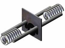 Ties - Coil Type Coil Tie Is used to tie panels on opposite sides of a concrete wall together. 5821019 COIL TIE EXTENDED 12 x 525 0.36 5821017 COIL TIE EXTENDED 12 x 475 0.