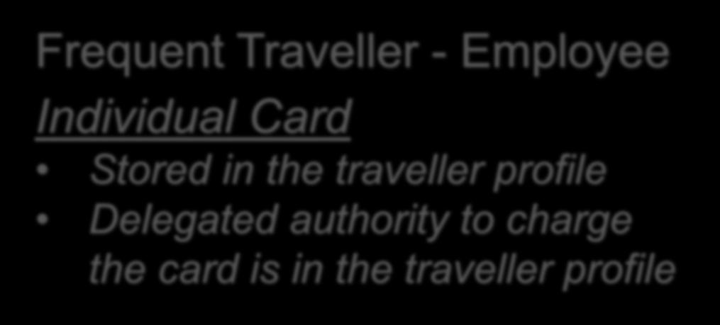UBC RECOMMENDS THE USE OF THE UBC CARD PROGRAM Frequent Traveller - Employee