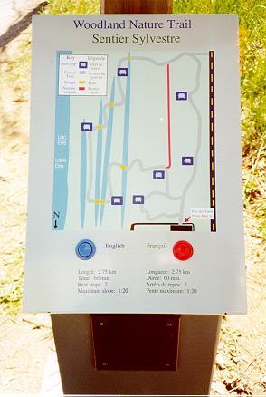ACCESSIBILITY INFORMATION ON SIGNS AND MAPS Length of the trail or trail segment Surface type Typical and