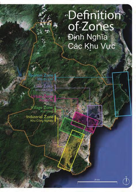 4.6.3 A Sustainable Development Plan(Proposal of ARUP) In the "sustainable development plan" which ARUP proposed, the development zoning area in Ninh Thuan Province is presented as follows. Figure 4.