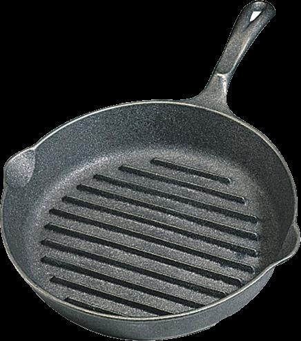 L XT- Black Iron Cookware Allows High Heat for