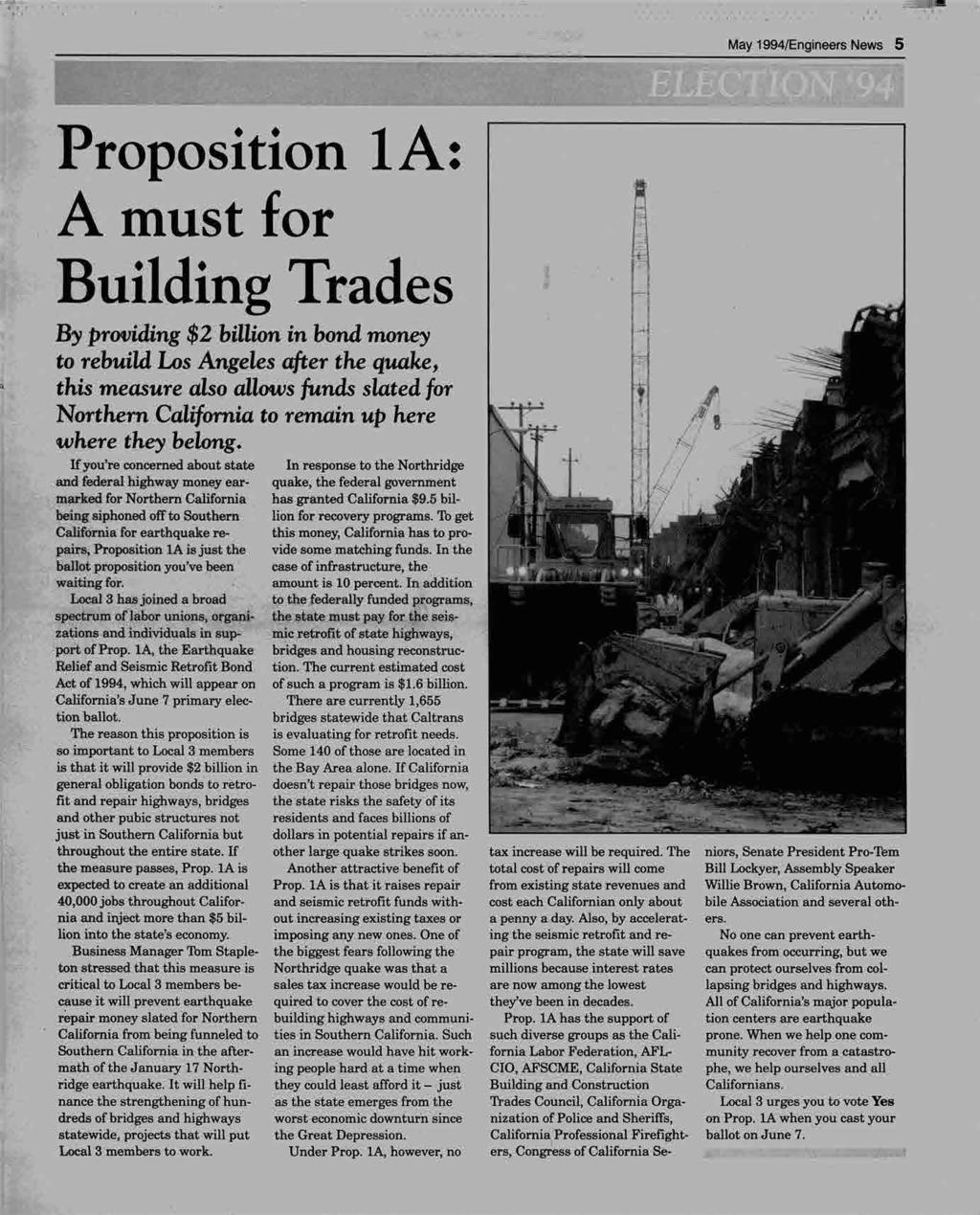 lim! May 1994/Engineers News 5 4 996.