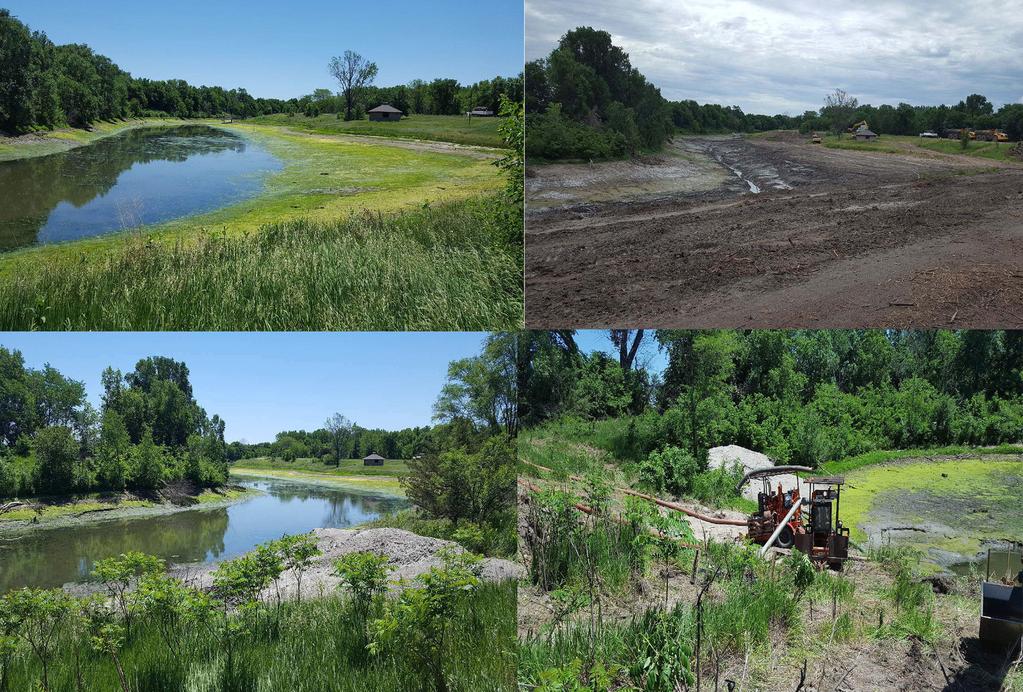 Village of Ayr, NRD & other investers have contracted to have work done to the lake area.