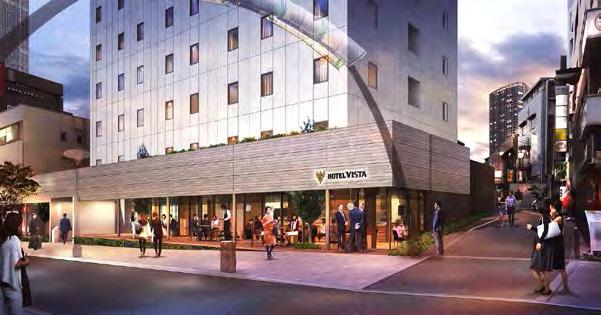 Artist s impression of completed Hotel Vista Kanazawa Hotel Vista Premio Tokyo Akasaka - scheduled for opening in 2018 spring The hotel is currently under construction and 140 rooms are currently