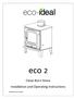 eco JINECO02 RevG 11/06/12 Clean Burn Stove Installation and Operating Instructions