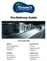 Pre-Delivery Guide SPA SHOWROOMS DALLAS DOUGLASVILLE NEWNAN CARROLLTON Hiram Acworth Hwy Hwy 5. Dallas, GA Douglasville, Ga 30135