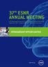 Don't miss the opportunity to exhibit at the 37th ESNR Annual Meeting at the Wolfgang Goethe Campus Westend, Frankfurt, Germany!