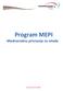 Program MEPI Mednarodno priznanje za mlade