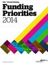 Funding Priorities 2014