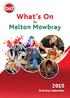 Melton Mowbray Frost Fair Thursday 19th & Friday 20th February