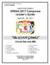 North Star District SPRING 2017 Camporee Leader s Guide. April 28-30, The SCOUT GAMES. (Use your basic scout skills)