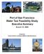Port of San Francisco Water Taxi Feasibility Study