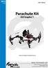 Parachute Kit. DJI Inspire v1.0. User s manual. Opale-Paramodels.com. Thanks for reading this manual before first use.