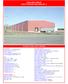 AVAILABLE SPACE COLD STORAGE BUILDING NO. 2