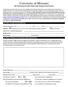 University of Missouri MU Unmanned Aircraft Systems (UAS) Request Form/Process