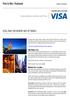 Pick & Mix: Thailand VISA: TAKE THE WORRY OUT OF TRAVEL ADVERTISING FEATURE. Table of Contents