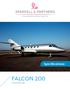 Specifications FALCON 200. Serial Number 482