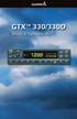 GTX 330/330D. Mode S Transponder. Pilot s Guide