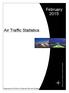 February Air Traffic Statistics. Prepared by the Office of Corporate Risk and Strategy