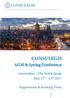 CONSULEGIS. AGM & Spring Conference. Amsterdam / The Netherlands May 11 th - 14 th Registration & Booking Form