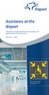 Assistance at the Airport. Information for disabled passengers and passengers with reduced mobility at Frankfurt Airport